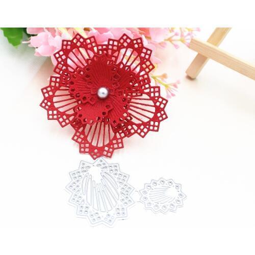 Flower die cut DIY Scrapbooking Photo Album Paper Card Craft Cute Embossing Metal Cutting Dies Stencils Scrapbooking
