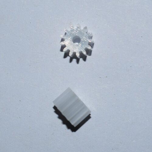 10/100pcs 13teeth/2mm hole/OD 7.5/plastic motor gear/rc car/DIY toys accessories/technology model parts/baby toys/132A