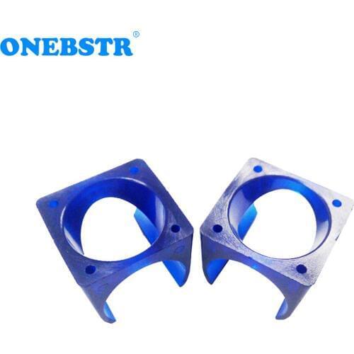 2Pcs/lot E 3D V5 Fan Cover Injection Molding Cooling POM Plastic Blue Fan Cover Use 3010 Fan 3D Printer DIY Parts Free Shipping