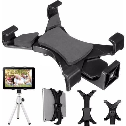 2020 Universal Tablet Tripod Mount Clamp With 1/4"Thread Adapter For iPad 2/3/4/Air/Air2 /mini Tablet Phone Bracket Holder