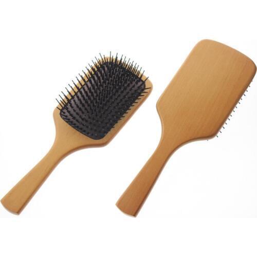25.3*8.7*3.5cm Big Large Canada Wooden Best Women Men Professional Escova De Cabelo Cepillo Pelo Tangle Paddle Hair Brush Comb
