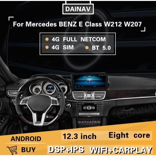 256GB 10.25 Inch Android 11.0 Snapdragon 662 Car Radio GPS For Mercedes Benz E Class2011-2012 W212 RHD W207 LHD 2009-2016 M
