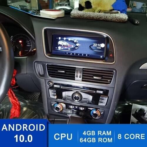 8.8 Inch 4GB RAM Android 10 Audio Screen For AUDI Q5 2015 2011 Stereo Bluetooth Hand Free Wifi Car Multimedia GPS Music Player