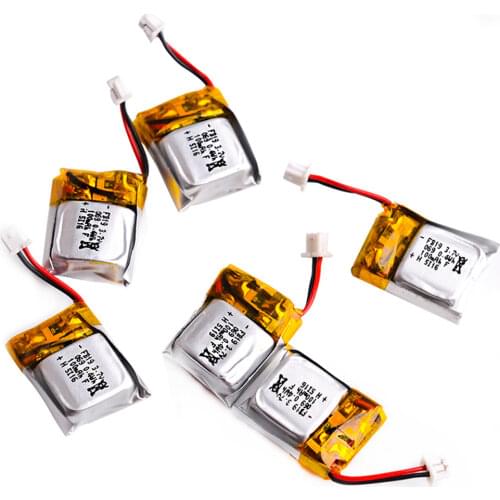 20pcs/lot 3.7V 100mAh lipo Battery for Cheerson CX-10 CX-10A FQ777-124 Hubsan Q4 Wltoys V272 Mini RC Quadcopter Drone parts