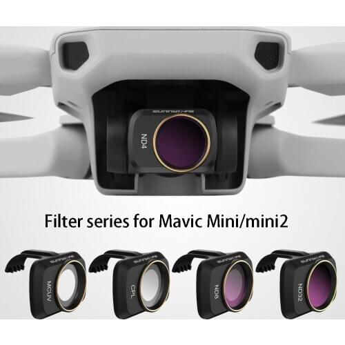 Sunnylife DJI Mini 2 Gimbal Camera Lens Filter MCUV CPL ND/PL for DJI Mavic Mini Accessories