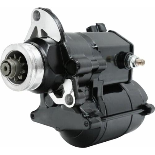Motorcycle 1.4KW 12V 9T Starter Motor Fits For Harley Big Twin 2007-2016 replace 31618-06A Black