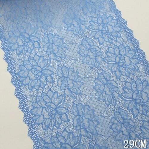 2Yards Elastic Crafts Sewing Ribbon Super Wide Flower Stretch Trimming Fabric Knitting Material DIY Garment Accessories