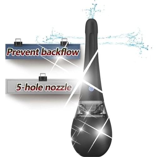 Electric Anal Shower Vagina Cleaner Douche Masturbator Enema Cleaning Container For Men Women Enema Bulb Automatic Anal Cleaner