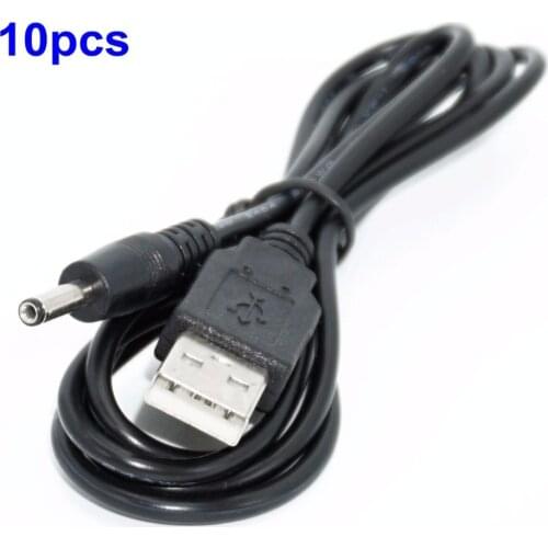 10PCS/lot USB Type To 5.5*2.5MM Jack Connector Power Cable For Router , USB light, USB fan ,radio, mini speaker
