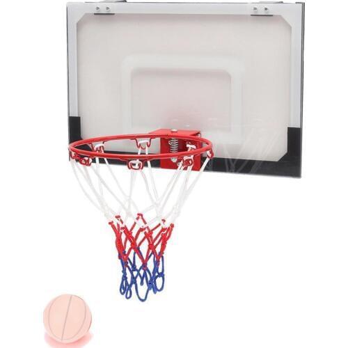 Indoor Plastic Basketball backboard Hoop Basketball play Box Kids For Game Children toy kids Basketball Board Mini Game S9U7