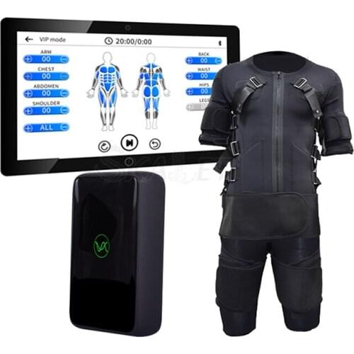 2021 Hottest Full Body Fitness Slimming Body EMS Stimulation Ems Training Suit Slimming Weight Loss CE Approval