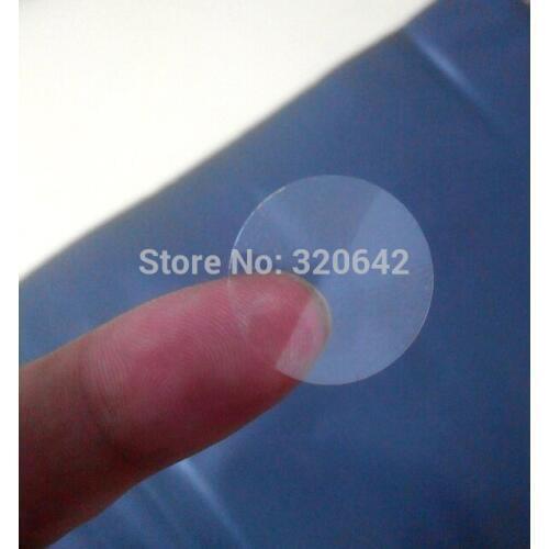Wholesale Diameter 40mm Transparent Blank Sticker Round Shape Adhensive Sticker Labels PTV Sealing Stickers Sealing sticker