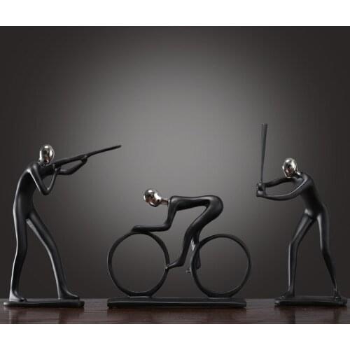 Simple Modern Decorations Living Room Small Decoration Creative Home TV Wine Cabinet Display Nordic Figure Sculpture Home Decor