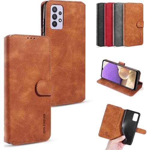 Luxury Flip Leather Case For Samsung Galaxy A01 A7 A8 A9 S A10 A11 A12 A20 A20S A21 A21S A30 S A31 A32 Plus Ultra thin Cases