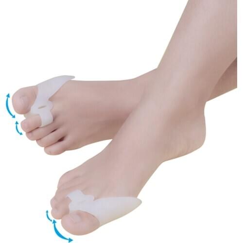 Silicone Toe Spreader Separator Bunion Hallux Valgus Corrector Thumb Bone Correction Toe Straightener Healthy Foot Care Tool