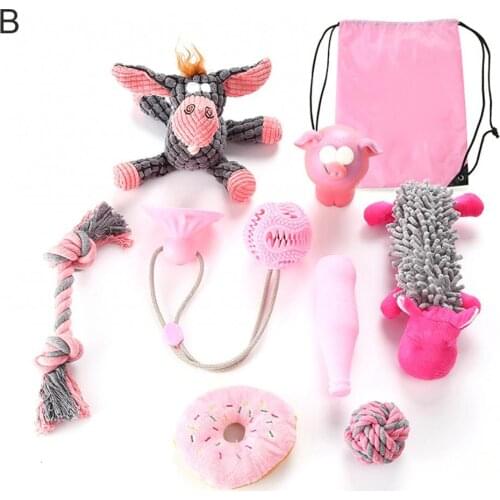 Dog Toy Cotton Rope Plush Doll Interactive Chewing Teeth Resistance Pet Supplies