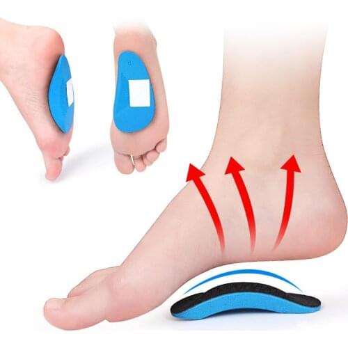 Professional Arch Orthotic Support Insole Foot Plate Flatfoot Corrector Shoe Cushion Foot Care Insert Insoles Silicone Gel