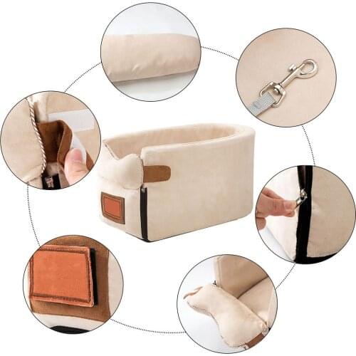 Warm Winter Pet Nest Dog Portable Safe Carrier Car Pet Nest Seat Folding Hammock Dog Puppy Bag Pet Travel Bed Cars Accessories