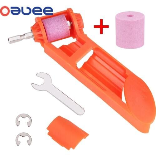 Oauee 1 Set Corundum Grinding Wheel Drill Bit Sharpener Titanium Drill Portable Drill Bit Powered Tool Parts Dropshipping