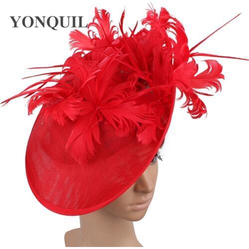 Vintage Chic Party Fascinators Hat Elegant Womens Ladies Vintage Headpiece Hair Pins For Formal Occasion Church Chic Fedora Caps