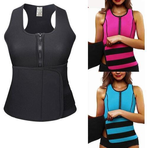 Women Sexy Waist Trainer Body Shaper Solid Color Slimming Waist Slim Belt Neoprene Vest Underbust Vest High Quality Shaper S-4XL