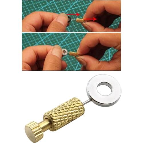 1 Sets Solid Leather Craft Locate Pin Leathercraft Holder Lock Needle Tool