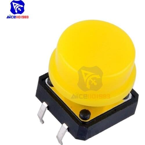 10PCS/Lot B3F-4055 Tactile Switch with Keycap Touch Button Instantaneous 12 x12 x7.3mm