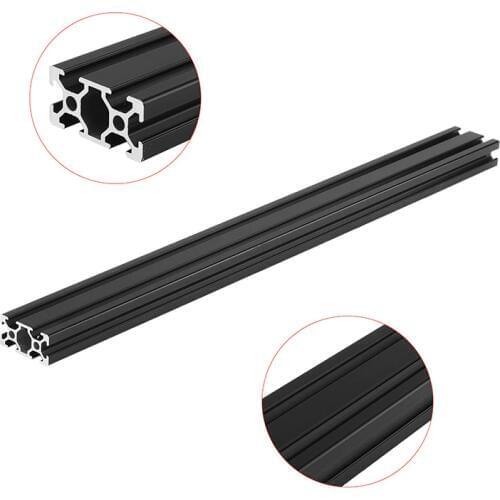 450mm Length Black Anodized 2040 T-Slot Aluminum Profiles Extrusion Frame For CNC
