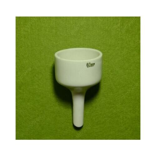 60mm,Porcelain Buchner Funnel,Diameter 6cm,Use for Vacuum Suction Filting