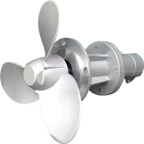 DIY Gasoline Lawn Mower Modified Boat Propeller Grass Trimmer Brush Cutter Spare Parts General Boat Booster 7T/9T 26/28MM