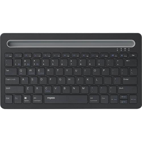 Rapoo XK100 78 Keys wireless bluetooth thin and light office keyboard, compatible with Windows/Mac/ios/Android iPhone ipad
