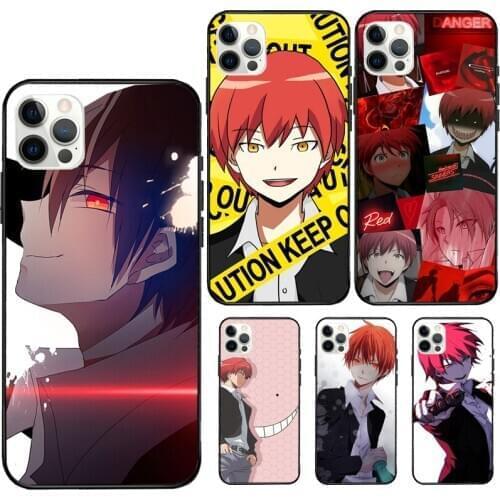 Karma Akabane Assasination Classroom Case For iPhone 11 Pro XS Max XR X Soft Cover For iPhone 12 Mini 7 8 Plus SE Phone Case