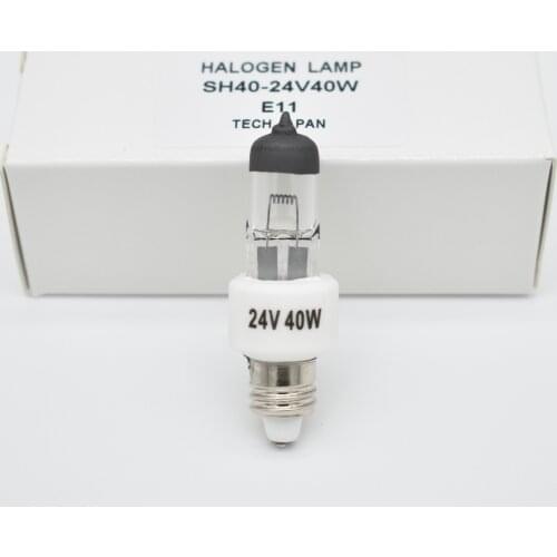 SH-40 24V 40W E11 Black Top Black Tip Halogen Light Bulb JC24V40W SH40 24V40W Operating Theater Room Surgical Lamp
