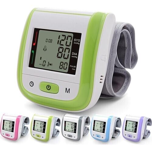 Wrist Health Care Tensiometro Digital Blood Pressure Heart Monitor Tonometer Automatic Sphygmomanometer BP Blood Pressure Meter