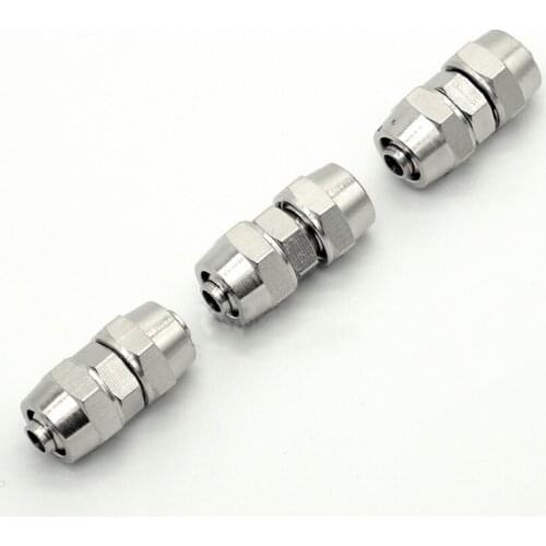 Quick Air Fittings Twist Fit 4/6/8/10/12/14/16mm OD Hose Equal Reducer Pneumatic Quick Screw Air Fitting