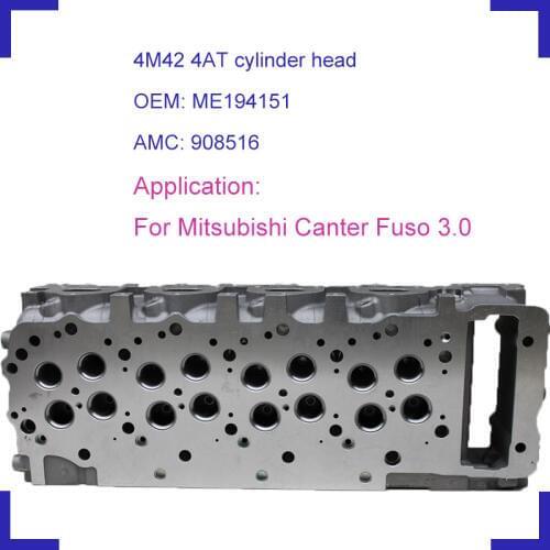 4M42 4AT bare engine cylinder head ME194151 908 516 for Mitsubishi Canter Pajero Fuso 3.0TDi DOHC 4M42 diesel engine 2977cc