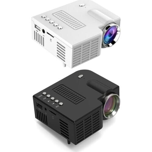 UC28C Mini Portable Video Projector 16:9 LCD Projector Media Player for Smart Phones Home Theater Cinema Office Supplies