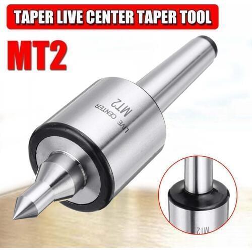 MT2 0.001 Accuracy 5000 Rpm Max Steel Lathe Live Center Taper Tool Triple Bearing CNC Live Revolving Milling Center Taper Machin