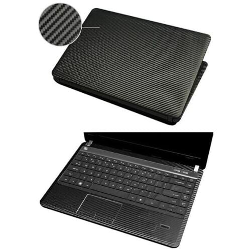 KH Laptop Carbon fiber Crocodile Snake Leather Sticker Skin Cover Guard Protector for DELL Latitude E6400 15.6"