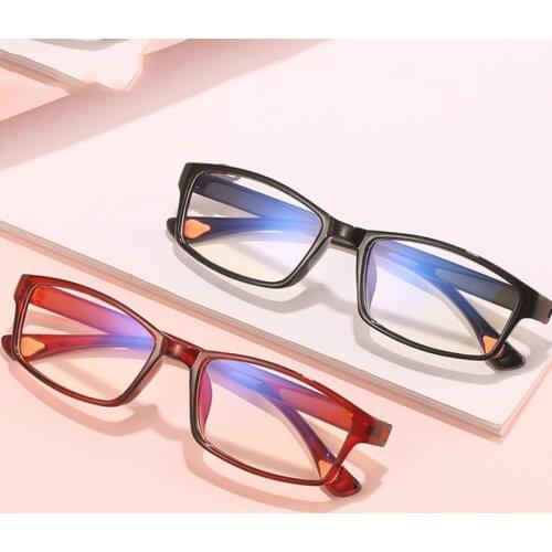 Tr90 Reading Glasses Men Women Anti Blue Light Glasses Full Frame Anti-slip Ultralight Presbyopic Glasses Flexible Magnifying