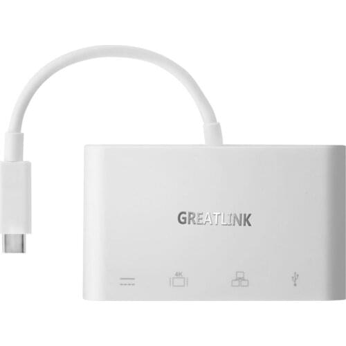 USB Type C To USB 3.0 Adapter Optical Cable HDMI 4K Splitter RJ45 Connector RJ 45 USB-C Extension Cable Thunderbolt 3 Hub Dock