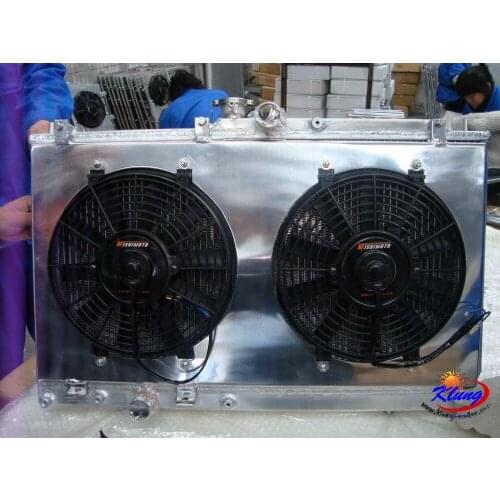 KL 1100cc all aluminum radiator with fan for chery 1100 472 ,chery 800 372 4x4/2x4 buggies ,go karts ,cars