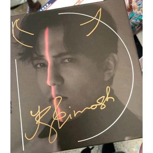 Hand signed Dimash Kudaibergen:iD autographed album 2CD+lyric book+signed photo 012020