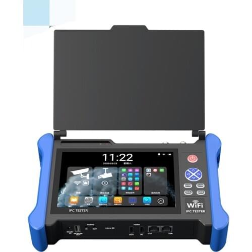 7 Inch H.265 12MP IP HD CCTV Tester Monitor CVBS AHD CVI TVI SDI 8MP Camera Tester OTDR Optical fiber VFL TDR POE 48V