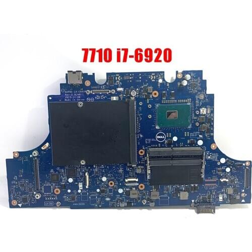 IN STOCK FOR DELL 7710 Motherboard I7-6920HQ LA-C551P 05RY82 SR2FT CN-05RY82 100% Test Good Working