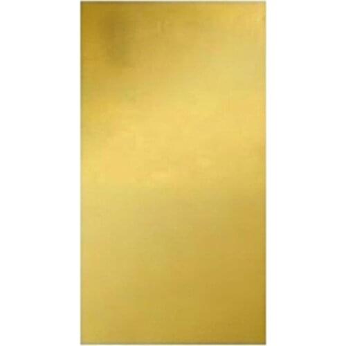 1pc 0.1/0.2/0.3/0.4/0.5mm Thickness Brass Sheet Metal Thin Foil Plate Shim Industry Materials For Metalworking Welding