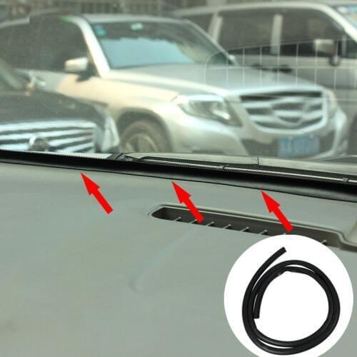 1pc for TOYOTA Corolla Camry Instrument console Sealing strip Front windshield Glass sound insulation Rubber strip Gap plug
