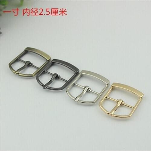 10 pieces / lot) Metal handbag accessories, 25mm inner diameter belt adjustment buckle DIY handbag buckle repair hardware