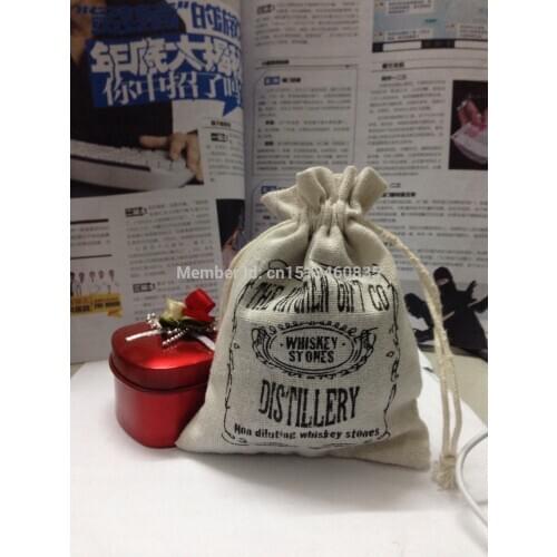 100pcs/lot CBRL jute/linen/flax drawstring bags&pouch for toiletry/rices,Various colors,size customized,wholesale