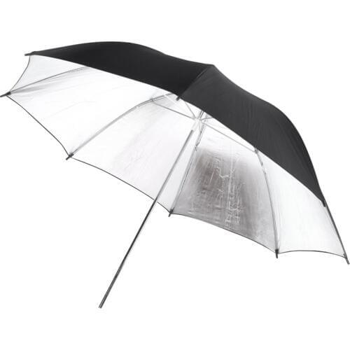 102 cm/40inch studio Photo Strobe Flash light reflector Black Silver soft umbrella